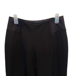 Kim Rogers women’s size 10 short  pull-on pants Black comfort work office